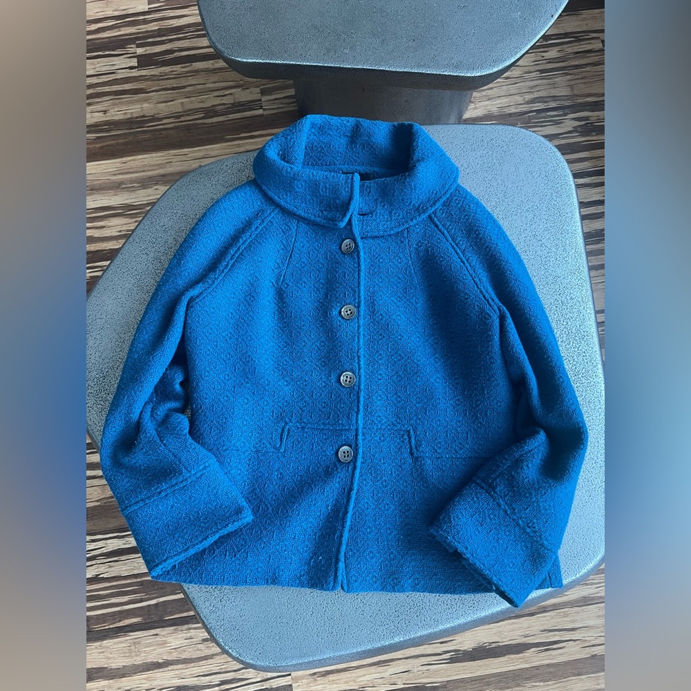 Blue Button-Up Jacket - Tribal Brand